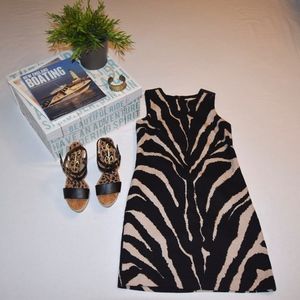 Dress | Sleeveless Animal Print by Ann Taylor Loft